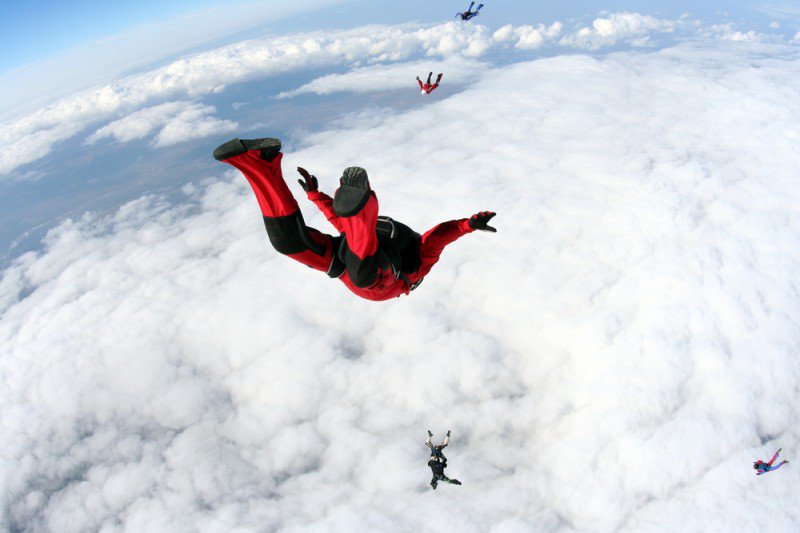 Saut en parachute